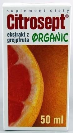 Citrosept Organic krople 50ml APTEKA LEKI I SUPLEMENTY ODPORNOŚĆ