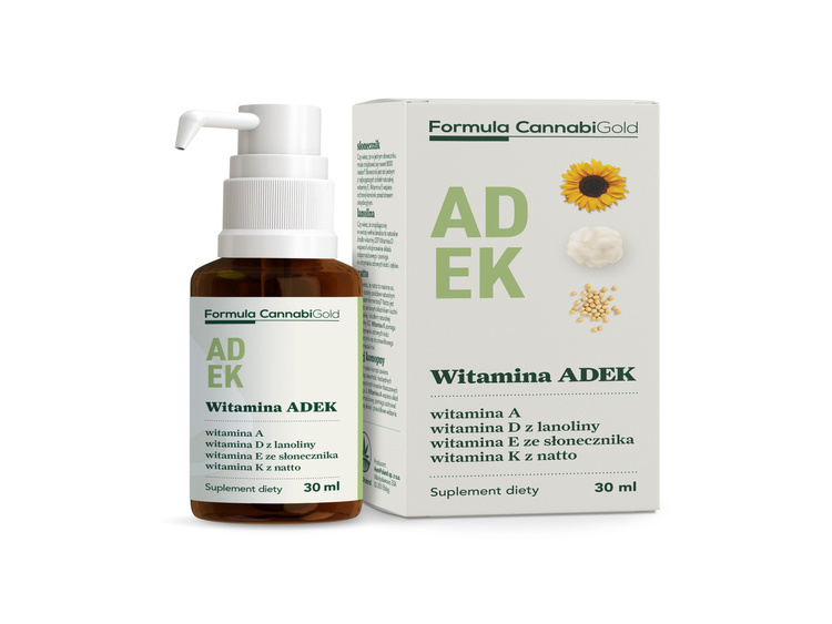 Formula CannabiGold Witamina ADEK Olej 30m Aptekacurate Pl