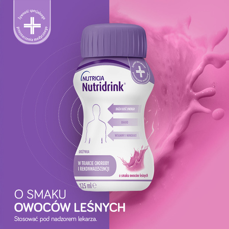 Nutridrink o smaku owoców leśnych 4x125 ml 