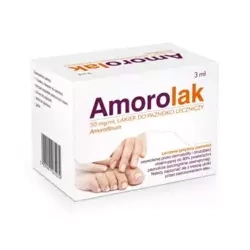 Amorolak lakier do paznokci leczniczy  0,05g/ml 3ml(but