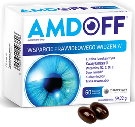 Amdoff wsparcie prawidłowego widzenia, 60 kapsułek (3x20)