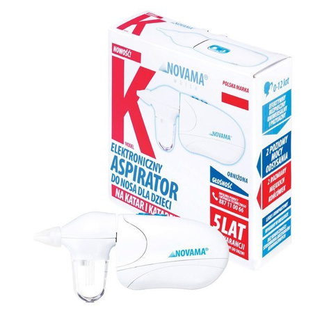 Aspirator elektryczny do nosa  NOVAMA WHITE K NOSA 