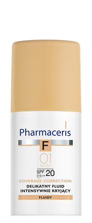 PHARMACERIS F Delikatny fluid intensywnie kryjący 01 SPF20, 30ml