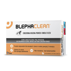 Blephaclean Chusteczki do higieny powiek 20 szt.