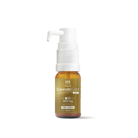 CannabiGold Raw 500 olej 12 ml