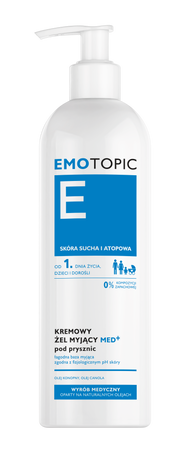 EMOTOPIC Kremowy żel myjący MED+ pod prysznic, 400ml 