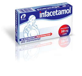 Infacetamol Farmina czopki doodbyt. 50 mg 10 sztuk