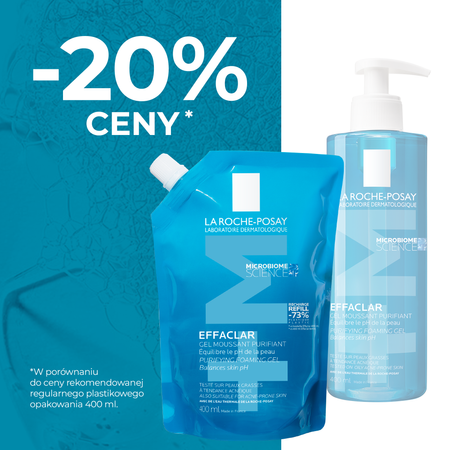 La Roche-Posay Effaclar Foaming gel refill, 400 ml
