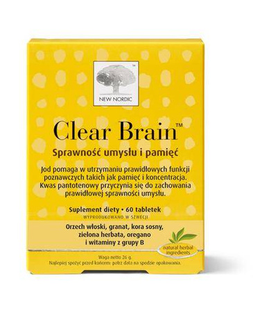 Clear Brain tabl. 60 tabl.