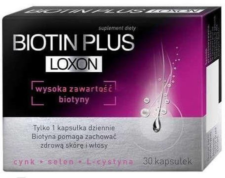 Biotin Plus Loxon 30 kaps.