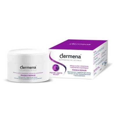 DERMENA REPAIR Maska włosy suche, 200ml
