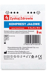 ZZ Kompresy jałowe 17N 8W 5x5cm 3szt.