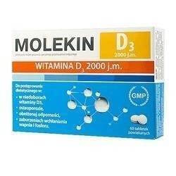 Molekin D3 2 000 j.m. tabl. 0,05mg, 60 sztuk