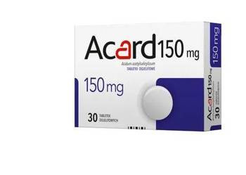 Acard 150 mg, 30 tabletek dojelitowych