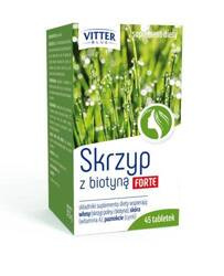 Skrzyp Z Biotyną Forte Vitter Blue 45 tabletki.