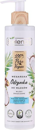 Bielenda 100% Pure Vegan odżywka do włosów zniszczonych.