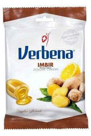 Cukierki VERBENA Imbir 60 g