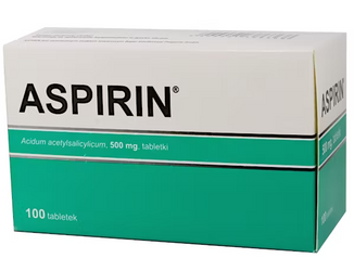 Aspirin 500mg, 100 tabletek IRI