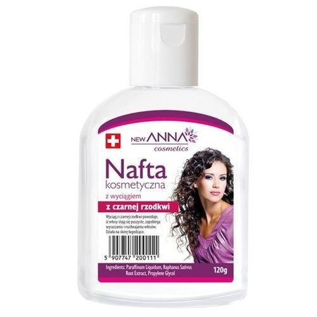 Nafta kosmetyczna z  wyciągiem z czarnej rzodkwi, 160 ml