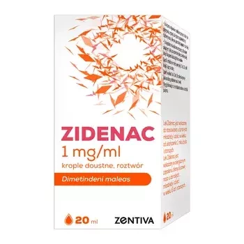 Zidenac kropli do ustnych 1mg/ml,  1 butelka po 20ml