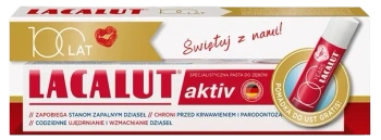LACALUT AKTIV Zest. Pasta d/zęb.+Pomadka 