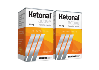 Ketonal Active 50mg 20 kapsułek