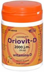 Oriovit-D 2000 j.m. (50mcg), 100 tabletek 