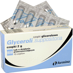 Czopki glicerolowe 2 g 10 czop. (folia)