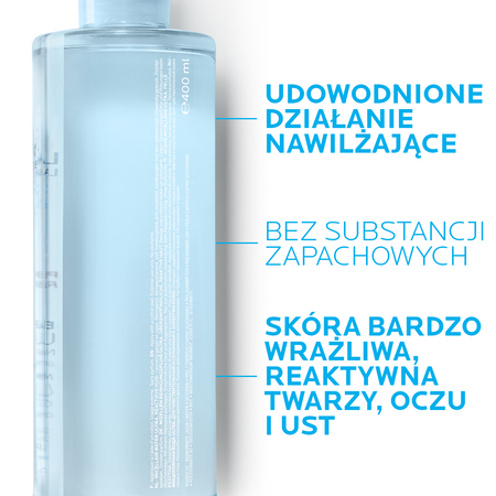 LA ROCHE-POSAY Woda Micelarna skóra nadwrażliwa 400 ml