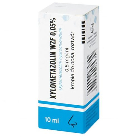 Xylometazolin 0.05% krople do nosa, 10 ml