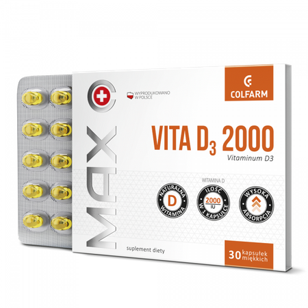 Max Vita D3 2000 30 kapsułek