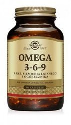 SOLGAR Omega 3-6-9  60 kapułek.