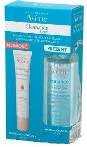 AVENE CLEANANCE EXPERT Emulsja koloryzująca 40 ml + woda micelarna 100 ml