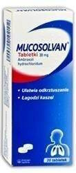 Mucosolvan 30mg, 20 tabletek