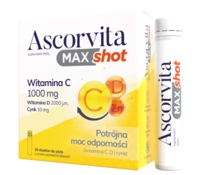 Ascorvita Max Shot 10 pojemników po 25 ml