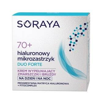 Soraya Hialuronowy Mikrozastrzyk 70+, krem na dzień i na noc, 50ml