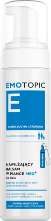 EMOTOPIC Nawilżający balsam w piance do ciała, 200ml
