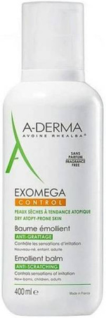 A-DERMA EXOMEGA CONTROL Balsam emol 400 ml