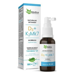 Witaminy D3 + K2 MK7 Spray 30 ml