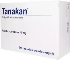 Tanakan 40 mg, 90 tabletki powlekane import