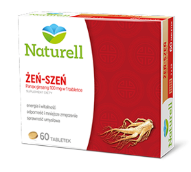 NATURELL Żeń-szeń 100mg, 60 tabletek