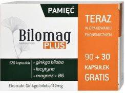 Bilomag Plus, 90 kapsułek (+30 kapsułek)