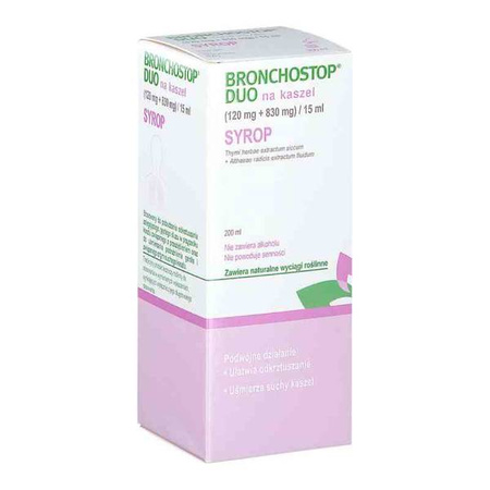 Bronchostop Duo na kaszel syrop 200ml