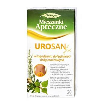 Zioła Urosan fix, 20 saszetek  Data waznosci 202510.30
