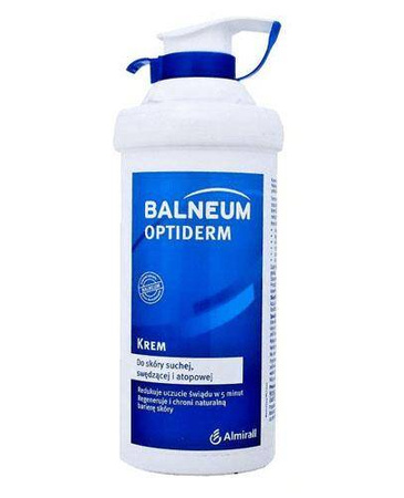Balneum OPTIDERM Krem do skóry suchej, swędzącej i atopowej, 500 ml