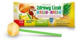 Zdrowy Lizak Mniam-Mniam smak ananasowy 12 witamin 1sztuka