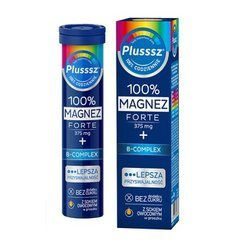 Plusssz 100% Magnez Forte + B-complex, tabletki musujące, 20 szt.