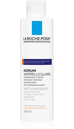 LA ROCHE-POSAY KERIUM Szampon-Krem przeciw łupieżowy do włosów (łupież suchy) 200ml