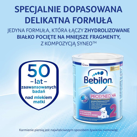 Bebilon PROSYNEO™ HA Hydrolyzed Advance 2 powyżej 6 miesiąca życia, 400 g