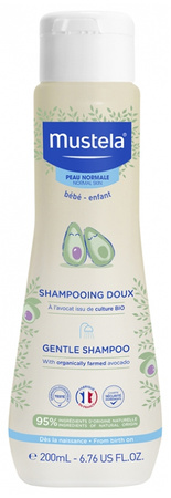 Mustela Szampon do mycia włosów delikatny 200 ml